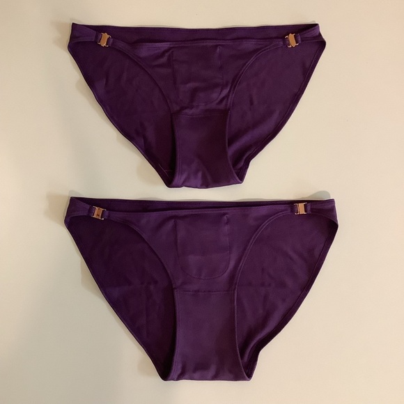 Blooms Size XS Prive Period 2 Pairs of Friendly Travel Panty Purple. New No Tags - Picture 1 of 12